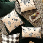 patdrea Designer Velvet Throw Pillow Cover,Set of 2,18"x18"-BrigittaB - Image 6