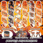 10 Pcs Halloween Ribbon 4 Mesh Ribbon 6 Burlap Wired Edge Ribbons - Image 4