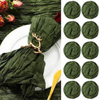 Mixweer 100 Pcs Gauze Cheesecloth Napkins 19.7 x 19.7 Inch, Dark Army Green by Mixweer