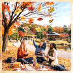 RattanView 12 Pcs Large Outdoor Fall Thanksgiving Maple Leaf Hanging Decor - Image 6
