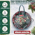 Shappy 8 Pcs Wreath Storage Bag Container with Clear Window,24 Inch - Image 3