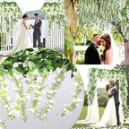 Findosom 20Pcs Total 144FT Wisteria Artificial Flowers Garland for Decor - Image 5