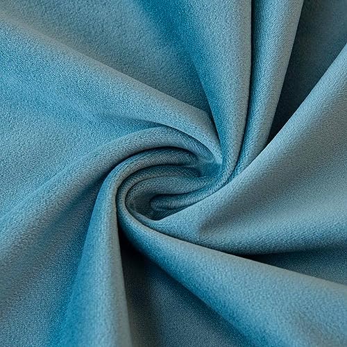 JUSPURBET 28x28 Velvet Decorative Throw Pillow Covers Set of 2,Seafoam - Image 6