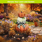 Briarwood Lane Fall Metal Art 32x17 Harvest Pumpkin Stack - Image 2