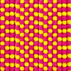 Giegxin 15 Pack 5ft Marigold Garland for Decor, Rose Red, Yellow by Giegxin