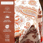 Maison d' Hermine Table Cloth Round Table Reusable 100% Cotton 63" Diameter - Image 2