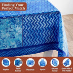 Maison d' Hermine Table Cloth Rectangle Table Reusable 100% Cotton 54"x72" - Image 4