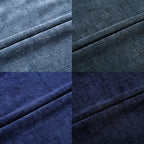Set of 4 Soft Textured Decorative Throw Pillow Covers 18x18 Inch Cozy Farmhouse Cushion Cover Square Accent Pillow Cases for Bed Couch Sofa Living Room, Blue Series - Image 7