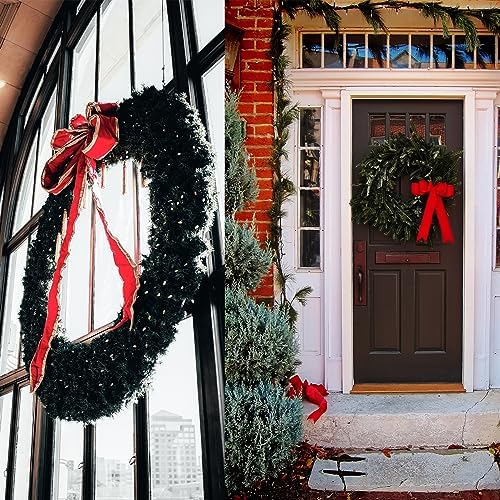 2pcs 18-20inch Large Natural Grapevine Wreath Rings Rattan Vine Branch Wreath Hoop for DIY Craft Christmas Easter Holiday Decoration Seasonal Decors (2pcs 50cm/18-20inch) - Image 6