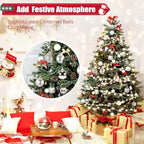 TranquilBliss Christmas Ball Ornaments, 48-Pack, 2.5-Inch, Sliver - Image 5