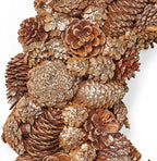 Christopher Knight Home Wreath, Champagne + Glitter - Image 4