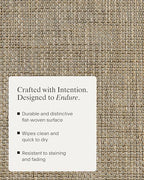 Chilewich Basketweave Placemats, Woven Rectangle Placemats Set of 4 - Image 3
