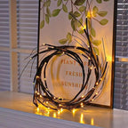 Bare Lamp LED Tree Branch Lights for Wall, Willow Vine Twig Decor Garland with 144 LED Lights and USB Powered, 8Lighting Modes for Indoor Window Wedding Decor (91in) - Image 6