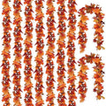 CQURE 9 Pack Fall Leaf Garland, Total 53.1Ft Artificial Fall Vines Autumn Garland Fall Maple Leaves Thanksgiving Decor for Home Wedding Fireplace Christmas by CQURE