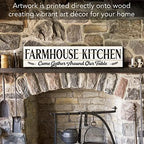 Highland Home Farmhouse Kitchen Horizontal Wood Entryway Sign - Image 5