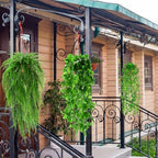 Daifunli 36 Pcs Artificial Hanging Plants Fake Hanging Ferns Plastic Fake Plants for Wall Room Garden Garland Indoor Outdoor Decor No Basket (Boston,Eucalyptus,Ivy Vine,String of Pearls) - Image 3