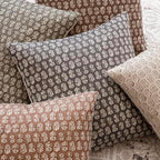 Foindtower Long Floral Print Lumbar Throw Pillow Covers 14×36 Rustic Gray - Image 6