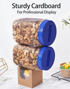 Happyhiram 100 Pack Brown Kraft Single Cupcake Boxes with Inserts & Window - Image 5