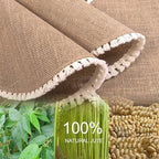 FunWheat 15 Inch Round Jute Placemats Set of 12, Braided Burlap Table Mats for Dining Table, Heat Resistant Farmhouse Woven Placemats for Fall Farmhouse Decor (Short Tassels) - Image 3
