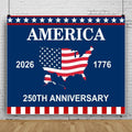 4th of July Backdrop Decorations 250th Anniversary USA Flag Patriotic Backdrop 10x7ft Banner Independence Day Photography Background Theme Party Decorations Supplies Photo Studio Props by Pnylzzyxh