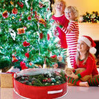 4 Pcs 36 Inch Christmas Wreath Storage Bags, Cute Lollipop - Image 5