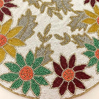 Enliven Handmade Floral Placemats, 14 Inches Lightweight Decorative Placemats, Perfect for Dining/Wedding/Party/Everyday Use & Easy to Clean, Elegant Placemats (Multicolor) - Image 4