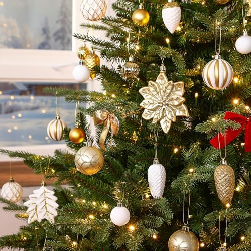 SHareconn 106 PCS Christmas Ball Ornaments for Christmas Tree Decorations - Image 5