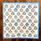 ATOSII Flora Bloom 100% Cotton Fall Cloth Dinner Napkins, Handblock Print, Washable Durable Linen for Everyday Use Wedding Parties Outdoors Christmas Thanksgiving I 20 X 20 Inches I Set of 4 - Image 2