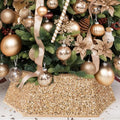 XmasExp Christmas Tree Collar, 39 inch Sequin Tree Skirt Stand Base Cover for Home Decor (Champagne, X-Large) by XmasExp