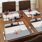 CounterArt Meadow Flower Boxed Set of 4 Premium Hardboard Placemats - Image 6