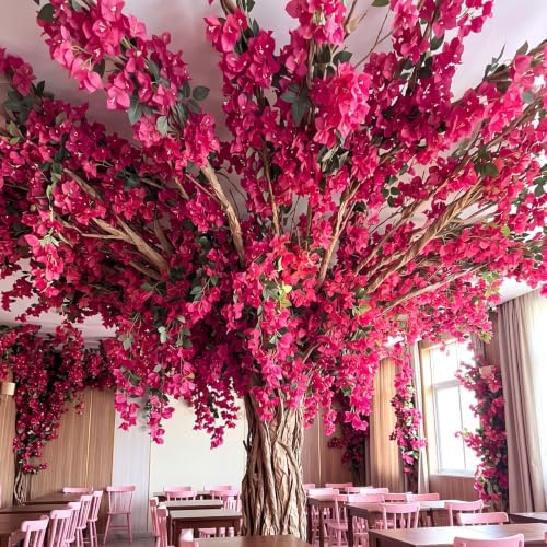 Yinder 35 Pcs Bougainvillea Flowers Tree Decor for Wedding Classroom - Image 5