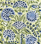 ATOSII Amara 100% Cotton Summer Dinner Napkins, Block Print, Durable Linen for Everyday Use, Weddings, Parties, Outdoors I 20 X 20 Inches, Set of 4 I Farmhouse Grandmillennial Coastal Table Decor - Image 5