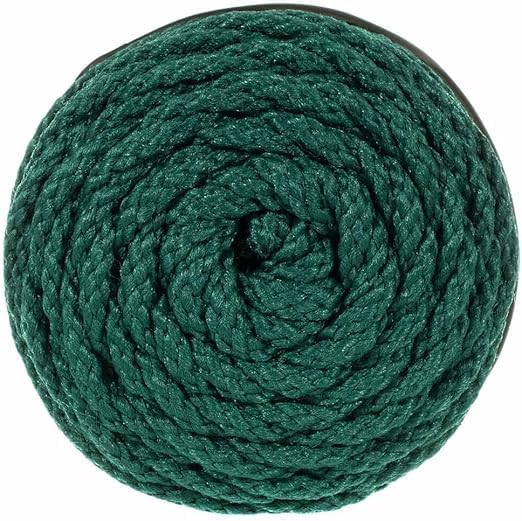 Pepperell Bonnie Braid Macrame Cord | 6mm x 100yd | Forest Green (2-Pack) | Twisted Polypropylene Cord for DIY Crafts, Plant Hangers, Wall Hangings, Crochet & Macrame | Long-Lasting, Vibrant Color - Image 4
