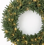 Balsam Hill | Artificial Christmas Wreath for Front Door | Greenery with LED Clear Lights | Indoor & Outdoor Christmas Decor (BH Fraser Fir 48") - Image 2