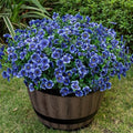 20 Bundles Artificial Flowers for Outdoor, Fake Plants Spring Decor,Blue by Lnoicy