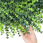 HUZIYAHAN 28In Large Boxwoods Door Wreaths for Front Door Spring Summer Outside All Season Green Year Round Artificial Greenery Wreath for Wall Window Rustic Farmhouse Home Outdoor Indoor Decorations - Image 5