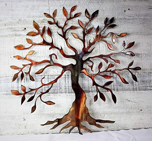 Olive Tree Metal Wall Art Tree of Life Home Decor - Image 2