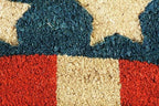 Evergreen Coir Welcome Patriotic Stripes Entrance Doormat | Indoor and Outdoor | 28-inches x 16-inches | Non-Slip Backing | All-Season | Natural Heavy-Duty Low Profile | Home Décor - Image 6