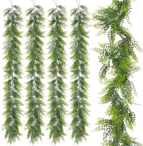 Suncalla 10 Pack 5.57ft Artificial Greenery Garland, Lifelike Fake Vines by Unknown
