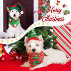 Abbylike 50 Pcs Christmas Dog Bandanas Bulk, Snowman Santa Snowflake - Image 2