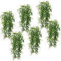 Artificial Hanging Plants 32-in Fake Hanging Plant Fake Ivy Vine Outdoor UV Resistant Plastic Plants (6, Green) by CLONG