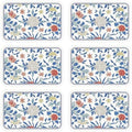 patdrea Designer Vintage French PVC Placemats Set of 6,12"x17"-Ivar A by patdrea