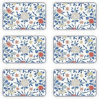 patdrea Designer Vintage French PVC Placemats Set of 6,12"x17"-Ivar A by patdrea