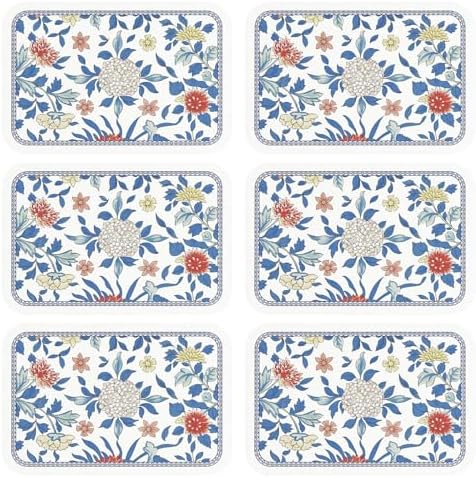 patdrea Designer Vintage French PVC Placemats Set of 6,12"x17"-Ivar A by patdrea