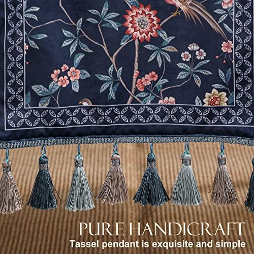 Patdrea Designer Vintage French Velvet Table Runner,12"X63"-Lanruoting - Image 4