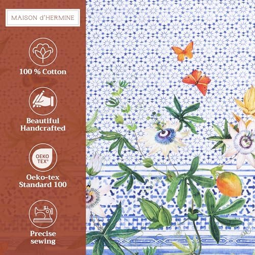 Maison d' Hermine Placemats Set of 4 Reusable 100% Cotton (13"x19") - Image 2