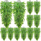 Hoteam 12 Pcs Artificial Hanging Greenery Plants, Bamboo Leaf by Hoteam