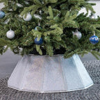HarcoHome Dazzling Christmas Tree Collar, 26" D Foldable Crystal Christmas Tree Skirt, Handmade Xmas Tree Stand Base Cover for Christmas Tree Decoration (White, Diamond) by HarcoHome