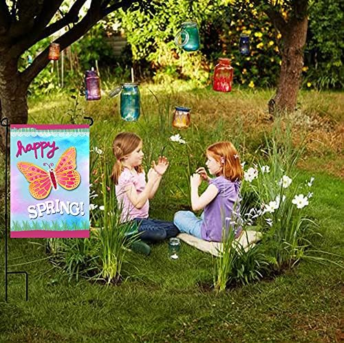 Garden Flag Stand 10 Pack Garden Flag holder for 12 x 18 Inches Flags with Anti-Wind Clip for Outdoor Garden Yard Lawn - Image 4
