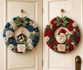 3D Fabric Poke Wreath DIY Kit for Adults Christmas Holiday Decor，2PCS I by Unknown